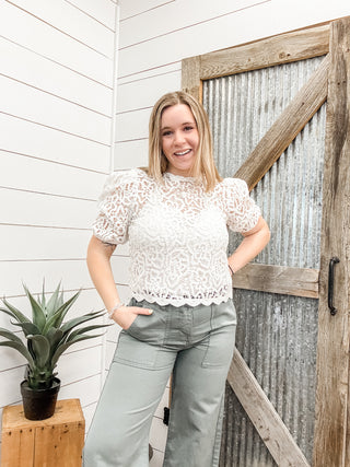 Cherished Lace Tee