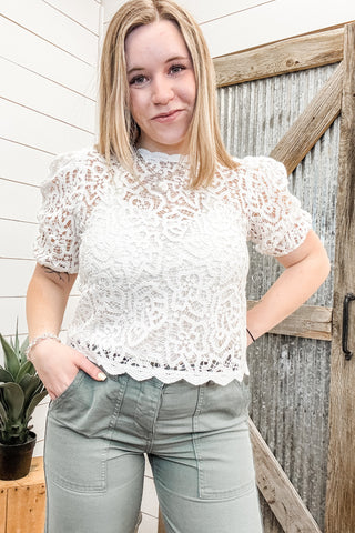 Cherished Lace Tee