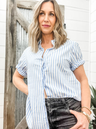 Benning Button Down Skyway Stripe