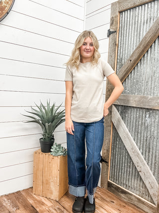 Baby Waffle Short Sleeve Top