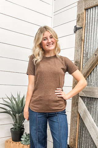 Baby Waffle Short Sleeve Top