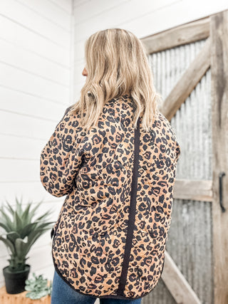 Zipped Front Quilted Jacket