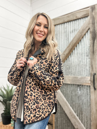 Zipped Front Quilted Jacket