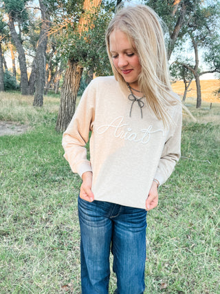 Oatmeal Essential Crewneck Sweatshirt