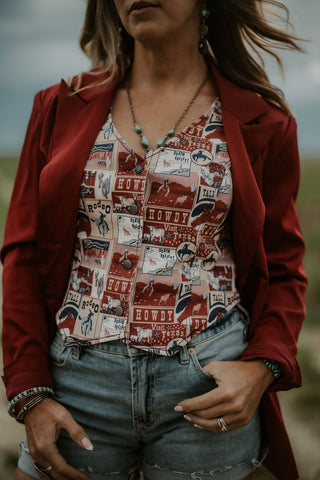 Americana Vest Scarlett - Allure Boutique WY