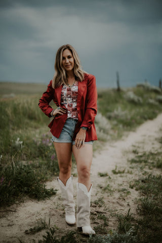 Americana Vest Scarlett - Allure Boutique WY