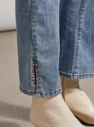 AUDREY PULL ON MICROFLARE JEANS-LT. VINTAGE - Allure Boutique WY
