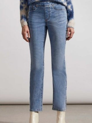 AUDREY PULL ON MICROFLARE JEANS-LT. VINTAGE - Allure Boutique WY