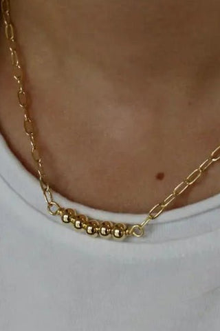 Baby Logan Gold Bead Necklace - Allure Boutique WY