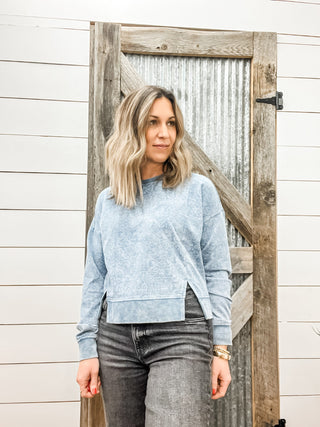 Bandana Print Pullover Sweater - Allure Boutique WY