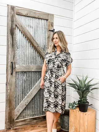 Beige Doli Midi Dress - Allure Boutique WY