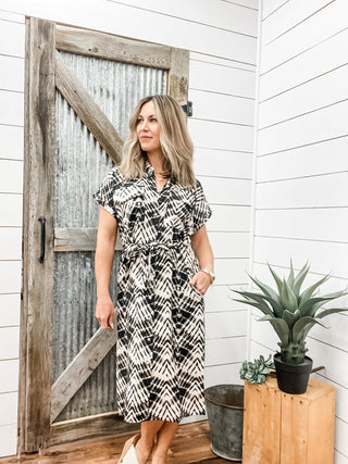 Beige Doli Midi Dress - Allure Boutique WY