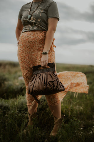 Belted Asymmetrical Ruffle Midi Skirt - Allure Boutique WY