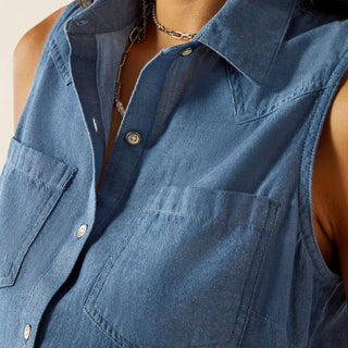 Billie Jean Shirt Chambray - Allure Boutique WY