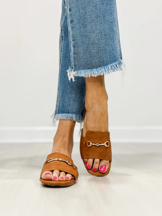 Bit of a Breeze Slide Cognac - Allure Boutique WY