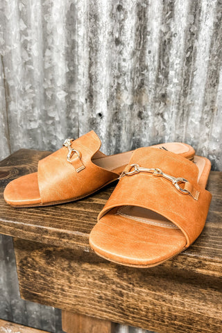 Bit of a Breeze Slide Cognac - Allure Boutique WY