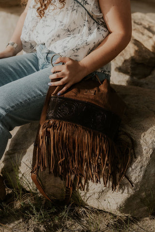 Boho Cowgirl Bucket Bag - Allure Boutique WY