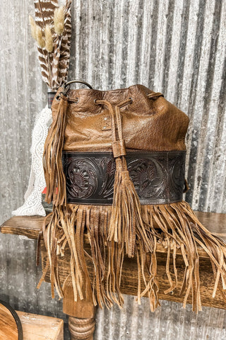 Boho Cowgirl Bucket Bag - Allure Boutique WY