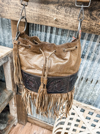 Boho Cowgirl Bucket Bag - Allure Boutique WY