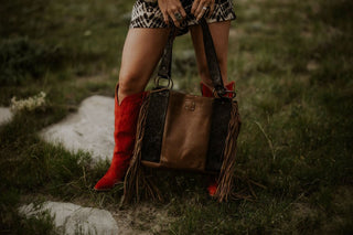 Boho Cowgirl Large Tote - Allure Boutique WY
