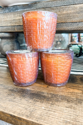 Bountiful Harvest Small Frosted Vase Candles - 4.5 Oz. - Allure Boutique WY