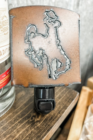 Bronc Rider Rodeo Classic Night Light - Allure Boutique WY