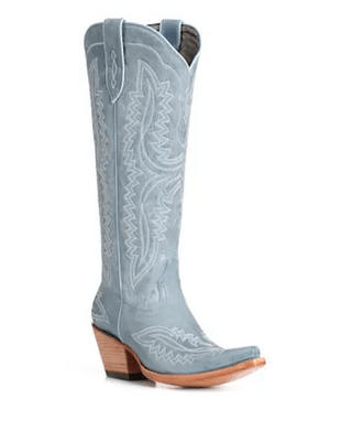 Casanova X Toe Western Boot Vintage Denim - Allure Boutique WY
