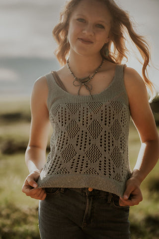 Crocheted Swing Tank - Allure Boutique WY