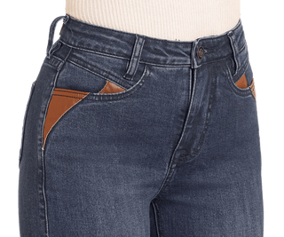 Dark Wash High Rise Trouser - Allure Boutique WY