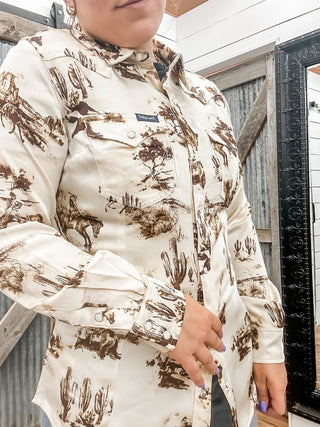 Desert Ride Western Snap Shirt - Allure Boutique WY