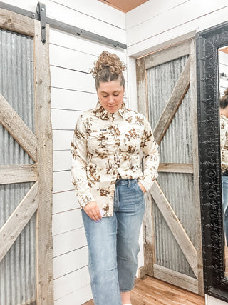 Desert Ride Western Snap Shirt - Allure Boutique WY