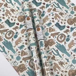Desert Sketchbook Gift Wrap - Allure Boutique WY