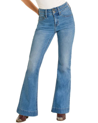 Double Waistband High Rise Jean - Allure Boutique WY