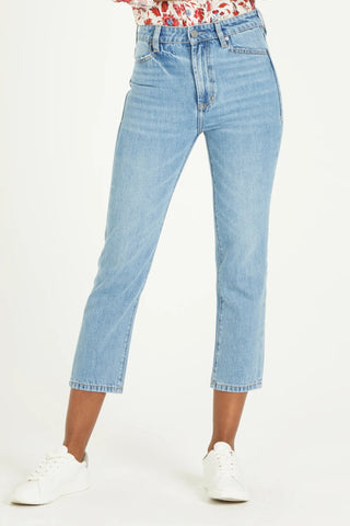 Frankie Super High Rise Cropped Straight Jean - Allure Boutique WY