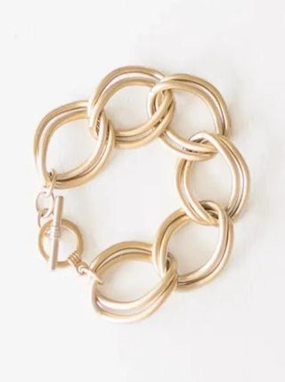 Hallie Gold Chunky Link Bracelet - Allure Boutique WY