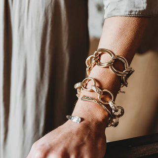 Hallie Gold Chunky Link Bracelet - Allure Boutique WY