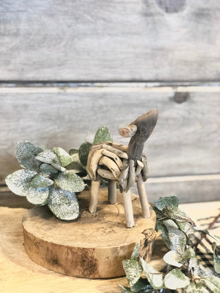 Handmade Driftwood Deer - Allure Boutique WY