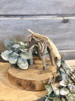 Handmade Driftwood Deer - Allure Boutique WY
