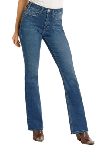 High Rise Bootstitch Pocket Bootcut Jean - Allure Boutique WY