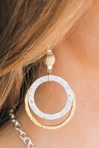 Infinity Earrings - Silver - Allure Boutique WY