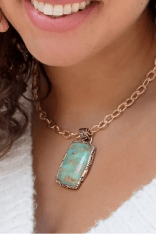 Jacquard Pendant Necklace - Allure Boutique WY
