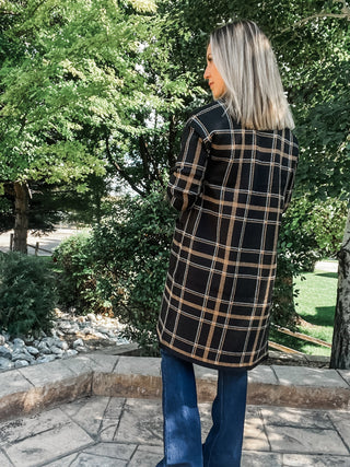 Long Sleeve Coatigan with Pockets - Allure Boutique WY