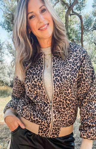 Monroe Sateen Bomber Jacket - Allure Boutique WY