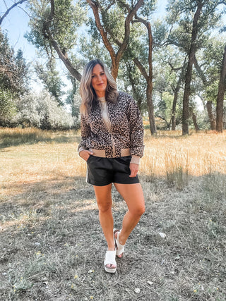 Monroe Sateen Bomber Jacket - Allure Boutique WY