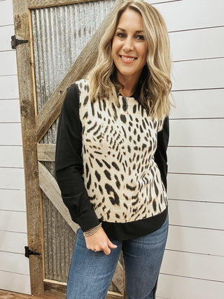 Mother Leo Fuzzy Leopard Vest - Allure Boutique WY