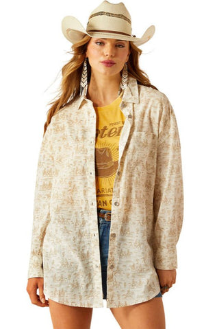 Poppy Summer Overshirt - Allure Boutique WY