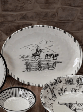 Ranch Life Melamine Serving Platter - Allure Boutique WY