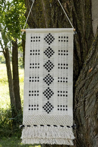 Raven Hand Woven Geo Wall Art - Allure Boutique WY
