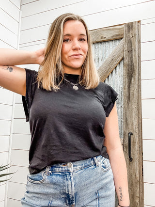 Relaxed Muscle Tee - Allure Boutique WY