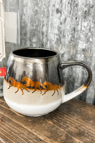 Running Remuda Ceramic Mug - Allure Boutique WY